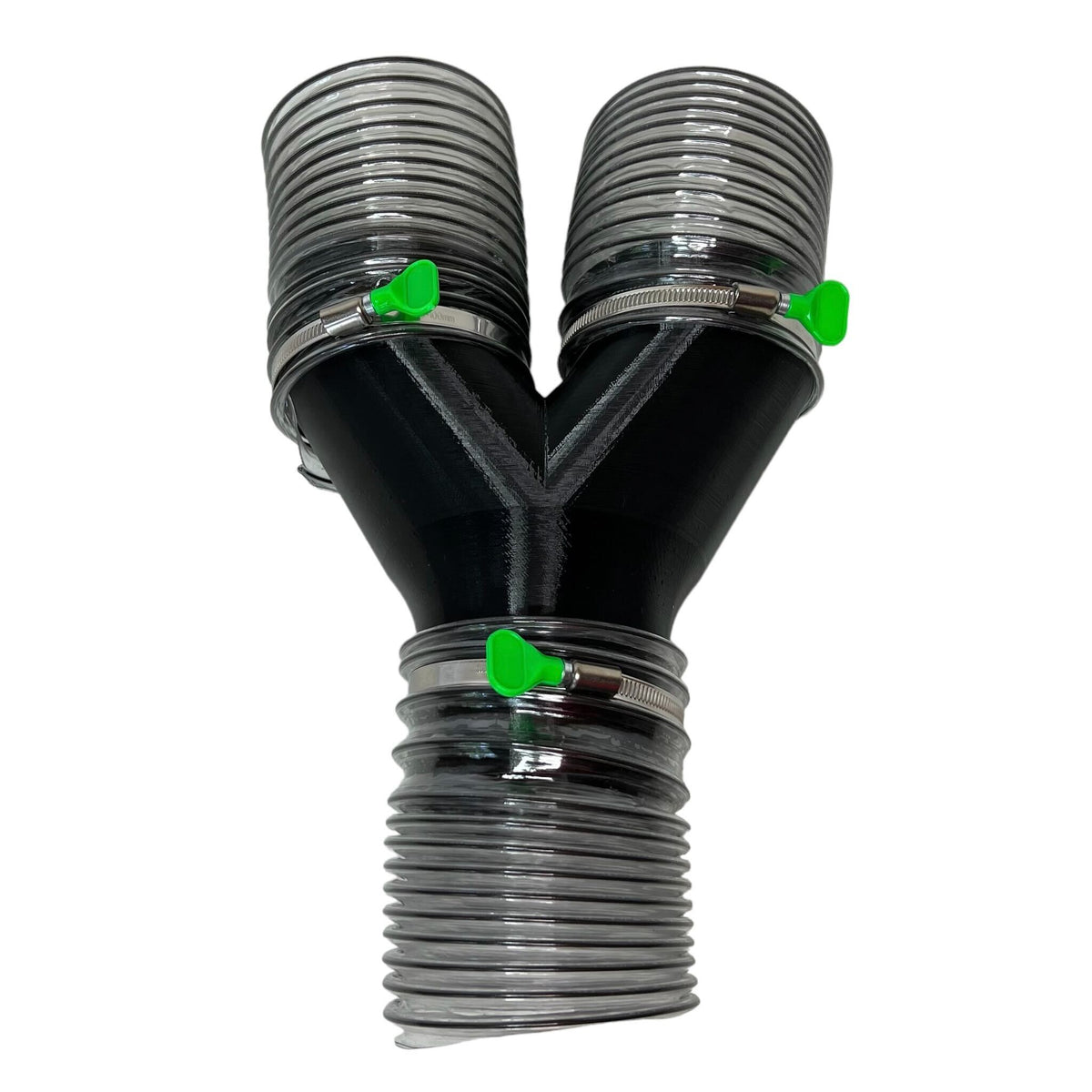 4 inch to 2x 4 inch Port Dust Hose Y Splitter For Dust Collection