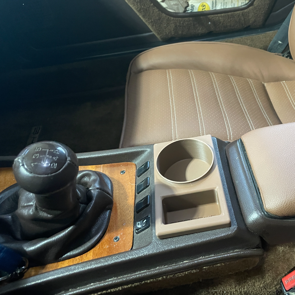 Porsche 944 Coin Tray/ Cup Holder Upgrade Ashtray Delete