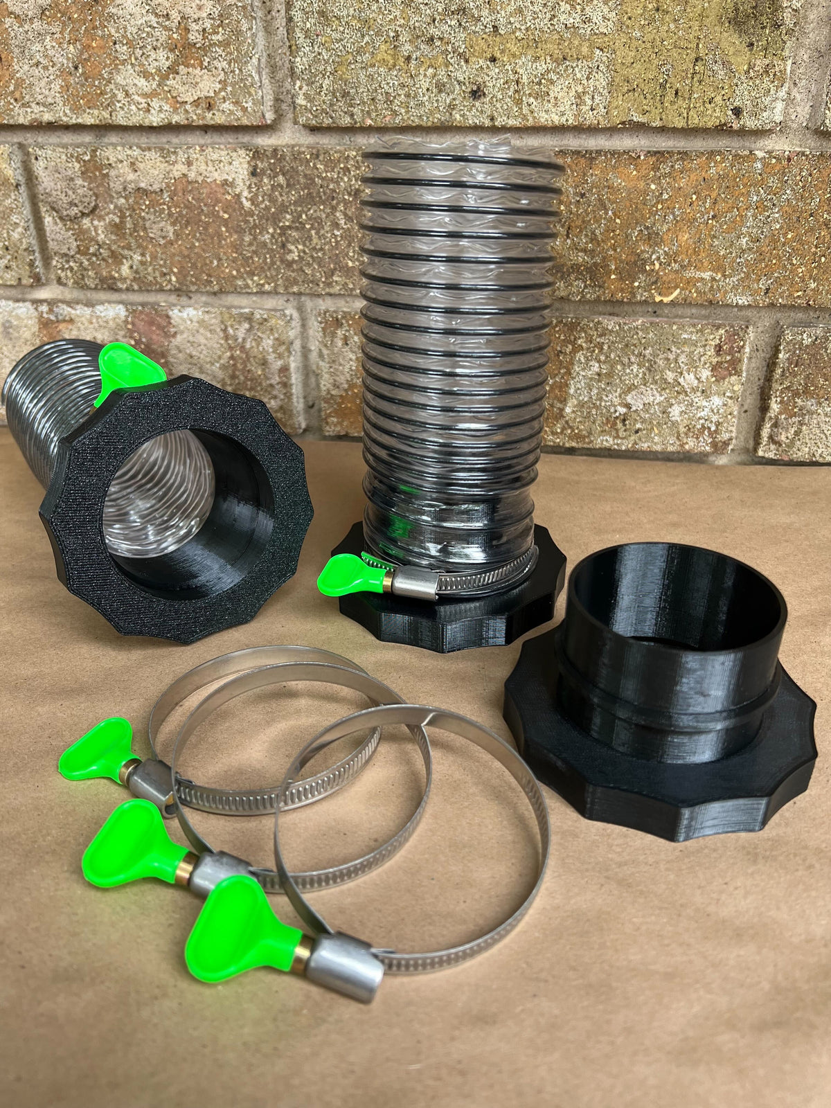 2.5" Port Magnetic Dust Collector System 10PC Starter Kit - MagDuct Quick Disconnect