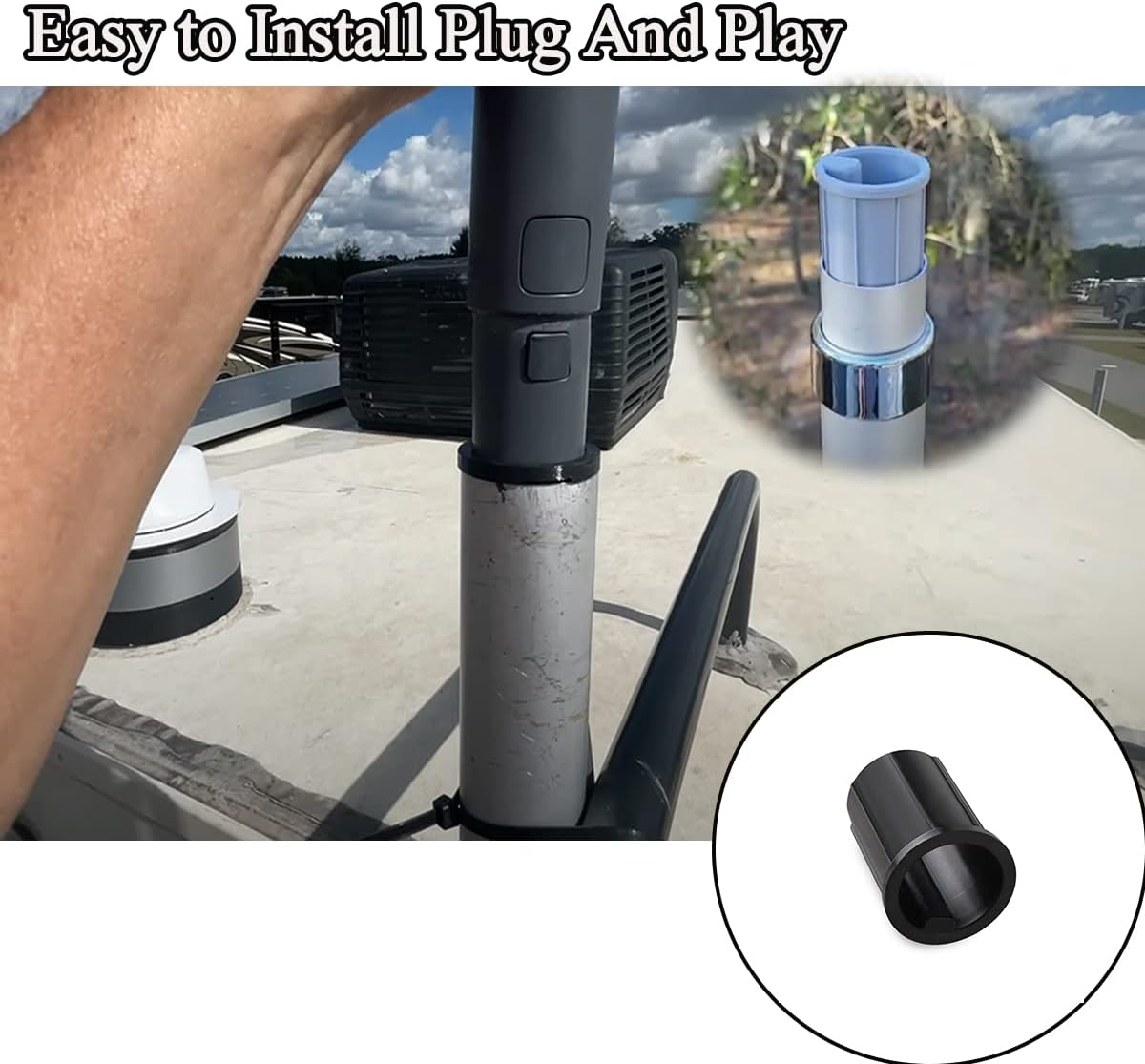 Starlink Telescoping flagpole adapter