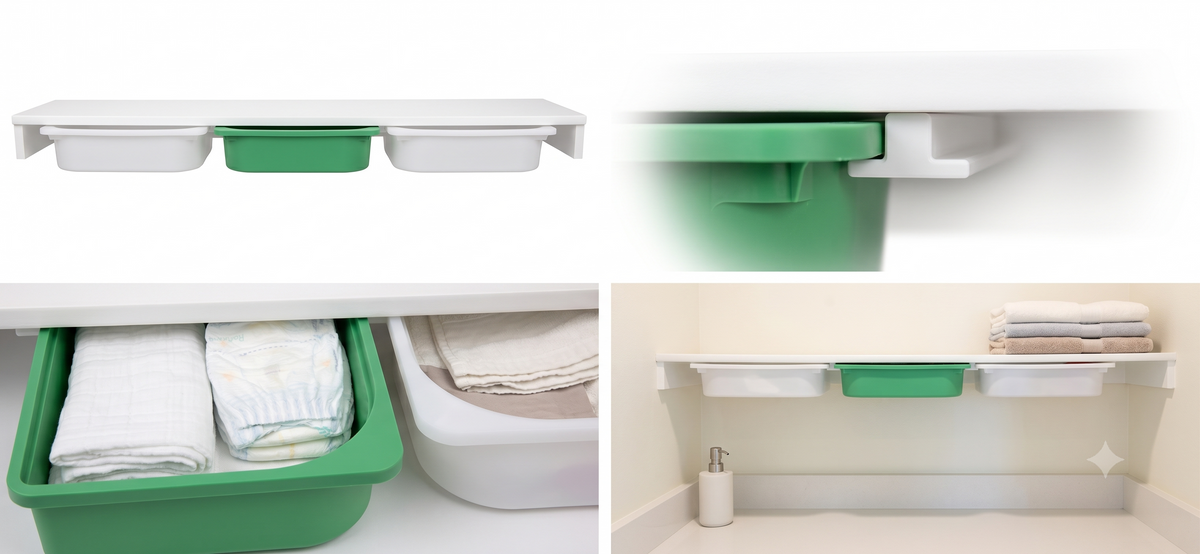 IKEA Trofast Under-Shelf Rails