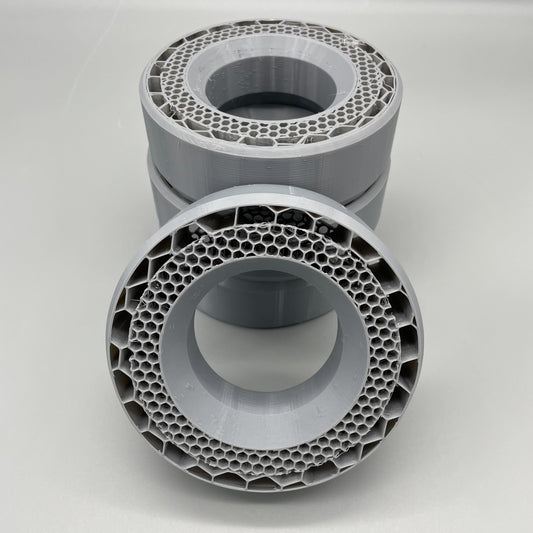 (4 pack) 2.2 x 5.25 inch 3D Printed Wheel Tire Inserts for 1/10 Scale RC Crawler