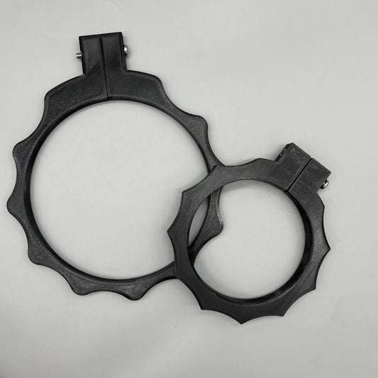 Magnetic Duct Dust Port Clamp On Body -  MagDuct Quick Disconnect