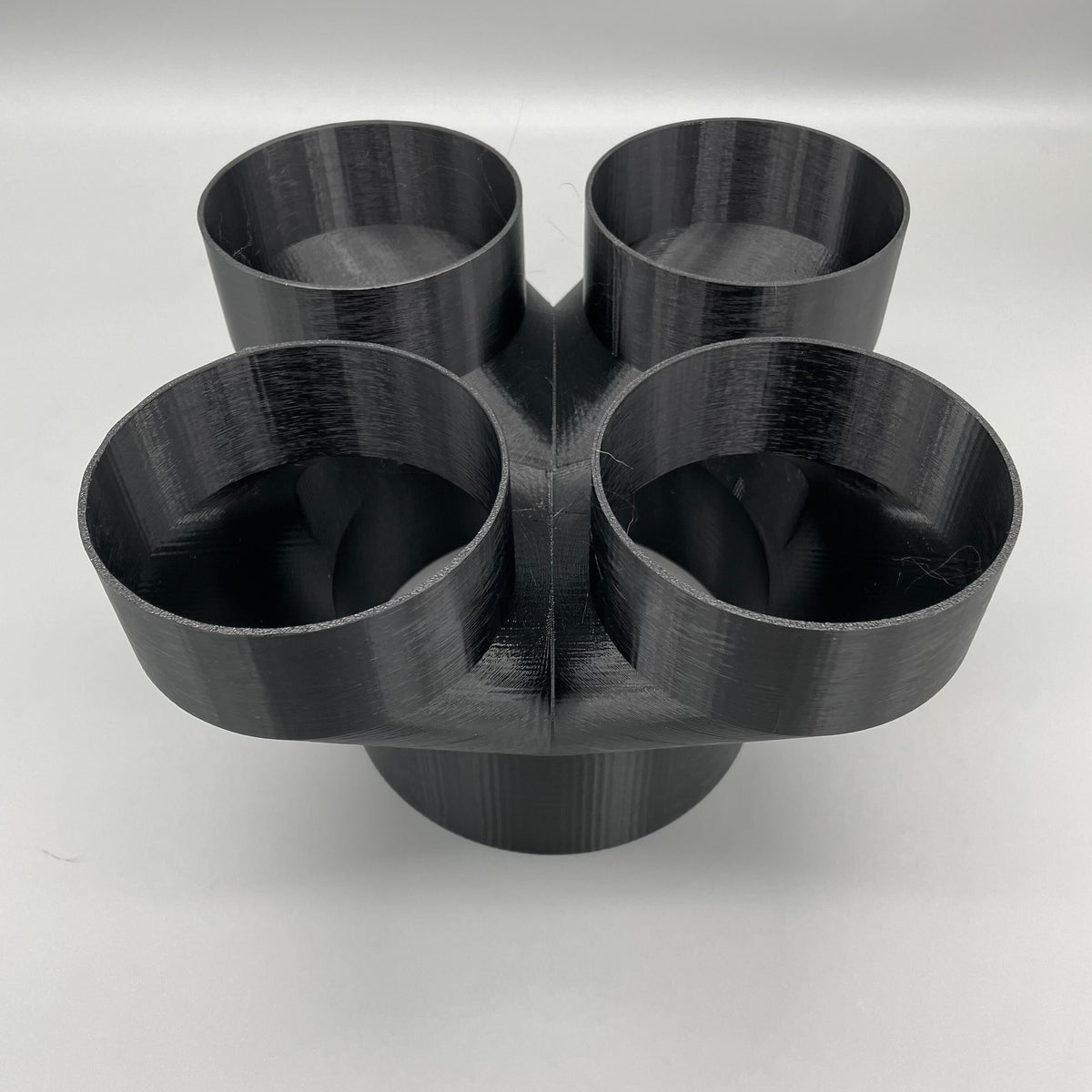 10" to 4" 4-Way Splitter Duct Connection for Woodwork Dust, Grow Tent