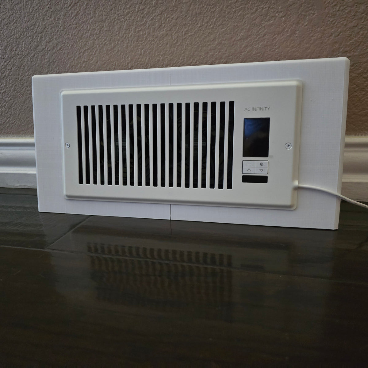 Smart Vent / Booster Fan Adapter for Baseboard Diffusers | Optimize HVAC Airflow
