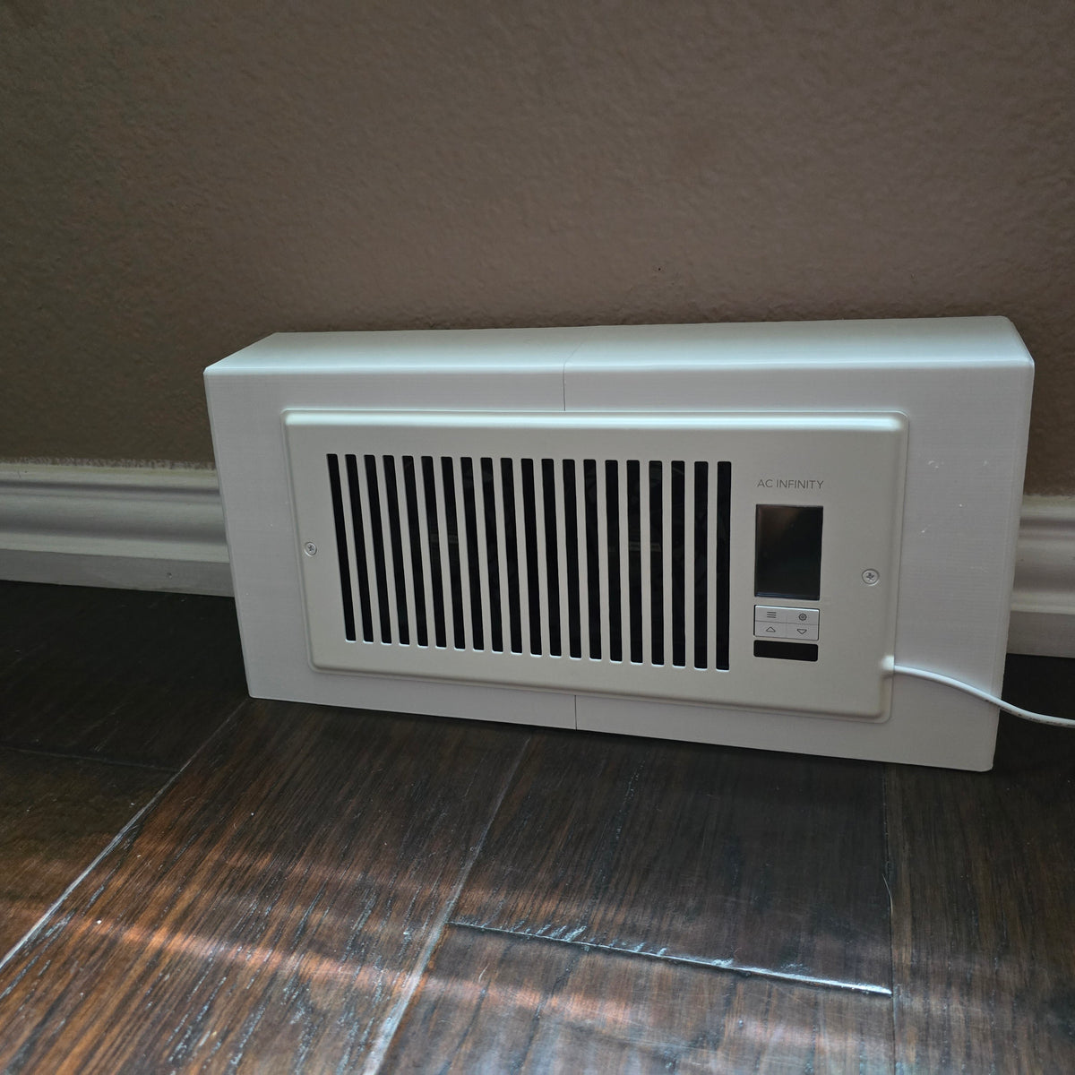 Smart Vent / Booster Fan Adapter for Baseboard Diffusers | Optimize HVAC Airflow