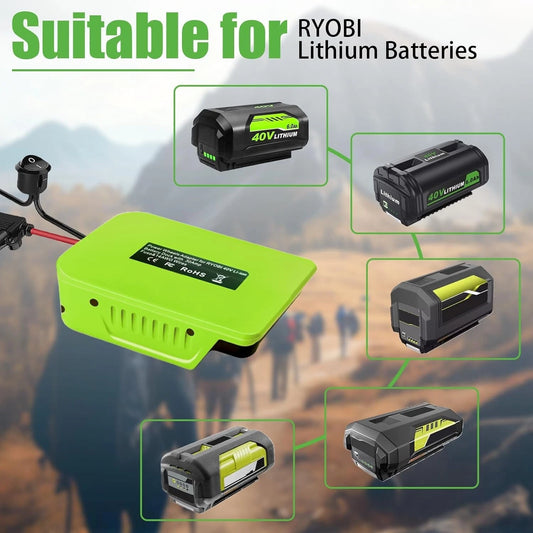 Starlink Mini To Ryobi 40V Battery Power Supply Adapter - Battery MOD for Starlink Mini