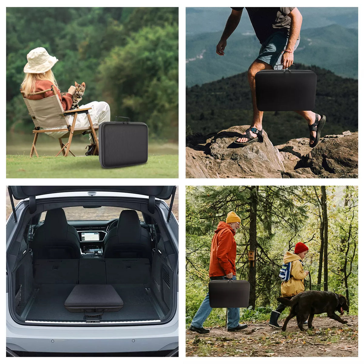 Water Proof Travel Case for Starlink Mini Dish Kickstand and Satellite Accessories - Shock-Resistant