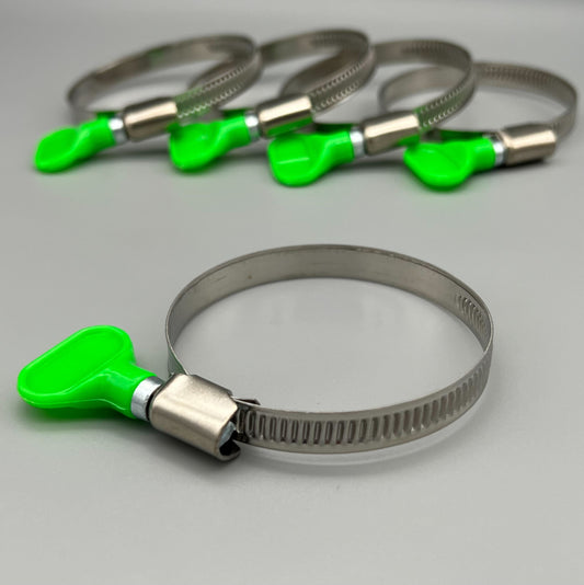 2.5" Metal Hose Duct Clamps - Multi pack 5pack or 10pack