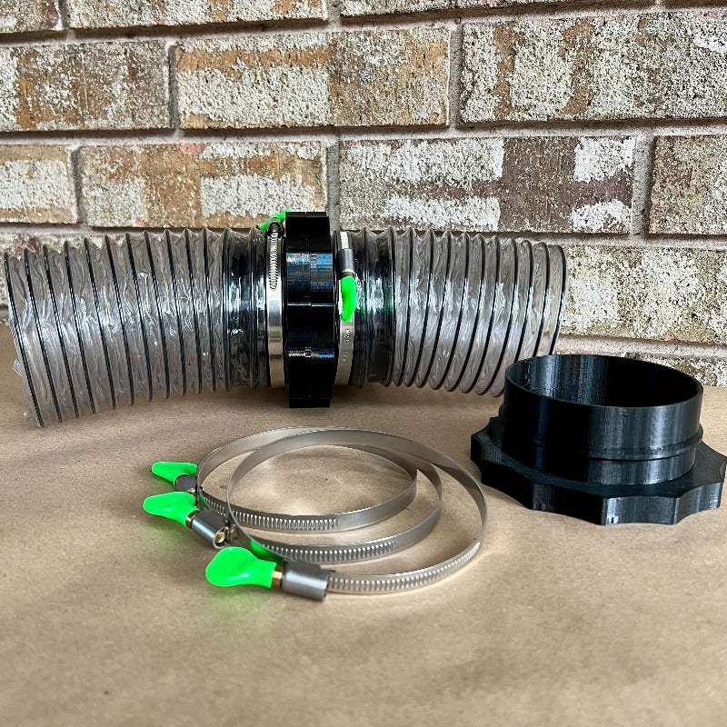 4" Port Magnetic Dust Collector System 10PC Starter Kit - MagDuct Quick Disconnect