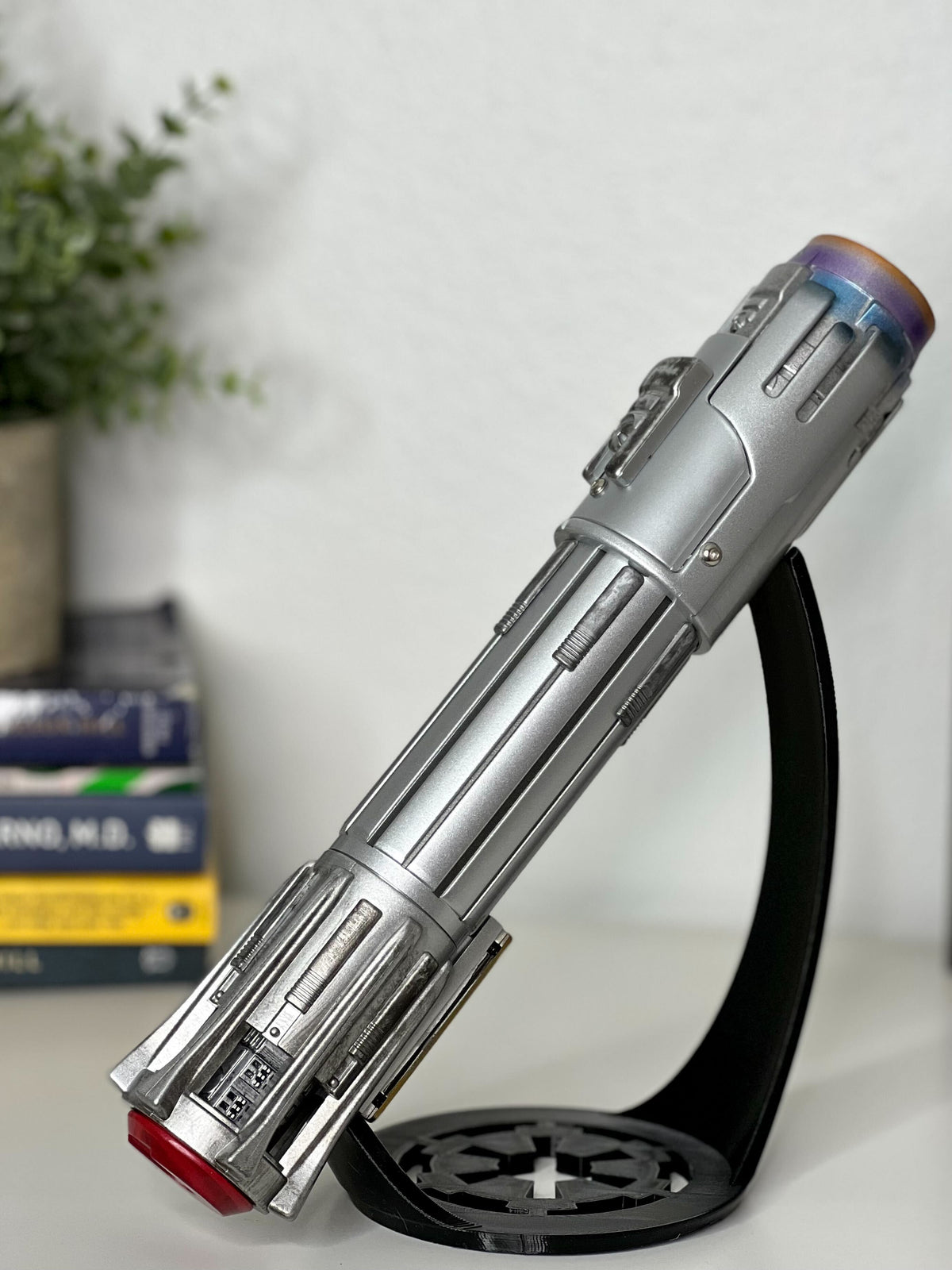 Galactic Empire Tilted Lightsaber Display Stand