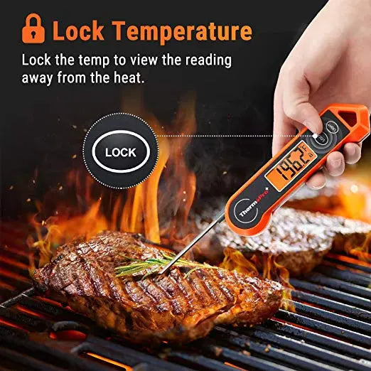 ThermoPro TP19H Digital Meat Thermometer for Cooking with Ambidextrous Backlit and Motion Sensing